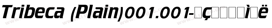 Tribeca (Plain)001.001字体转换